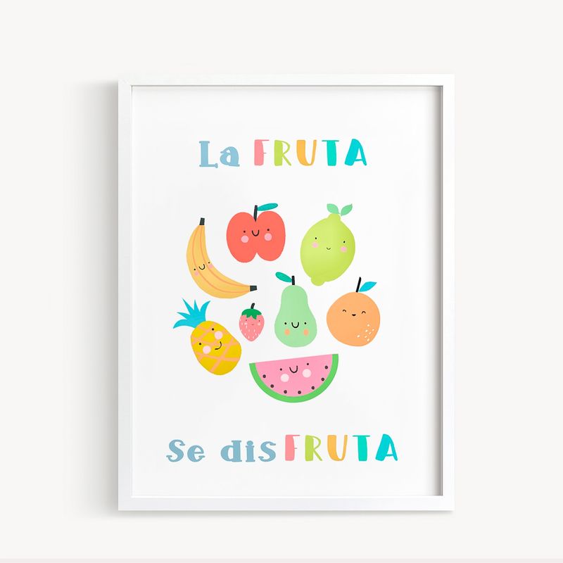 DECORACION PAJARITO - Cuadro deco infantil educativo alimentación