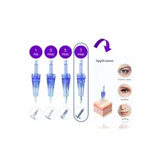 GENERICO - Cartucho Dermapen 7 Pines para Micro Pigmentación Pack 10