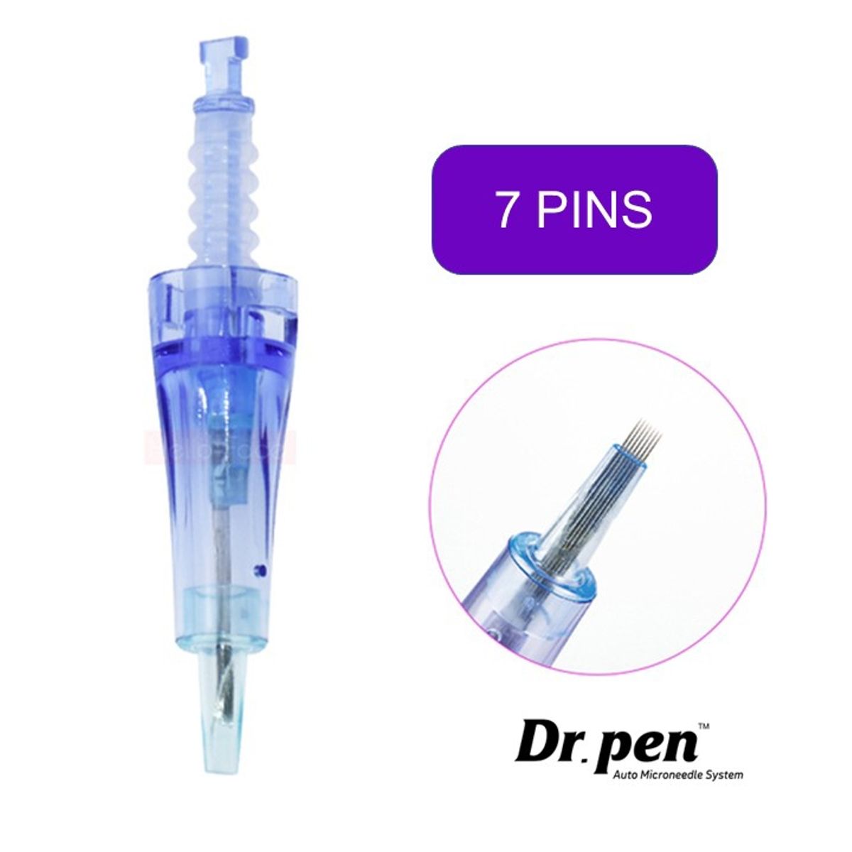 GENERICO - Cartucho Dermapen 7 Pines para Micro Pigmentación Pack 10