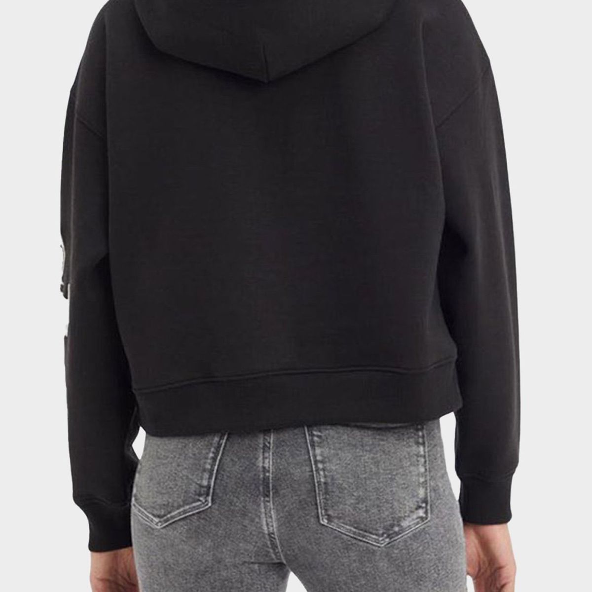 CALVIN KLEIN - Polerón Hoodie Gradient Monologo Negro Calvin Klein