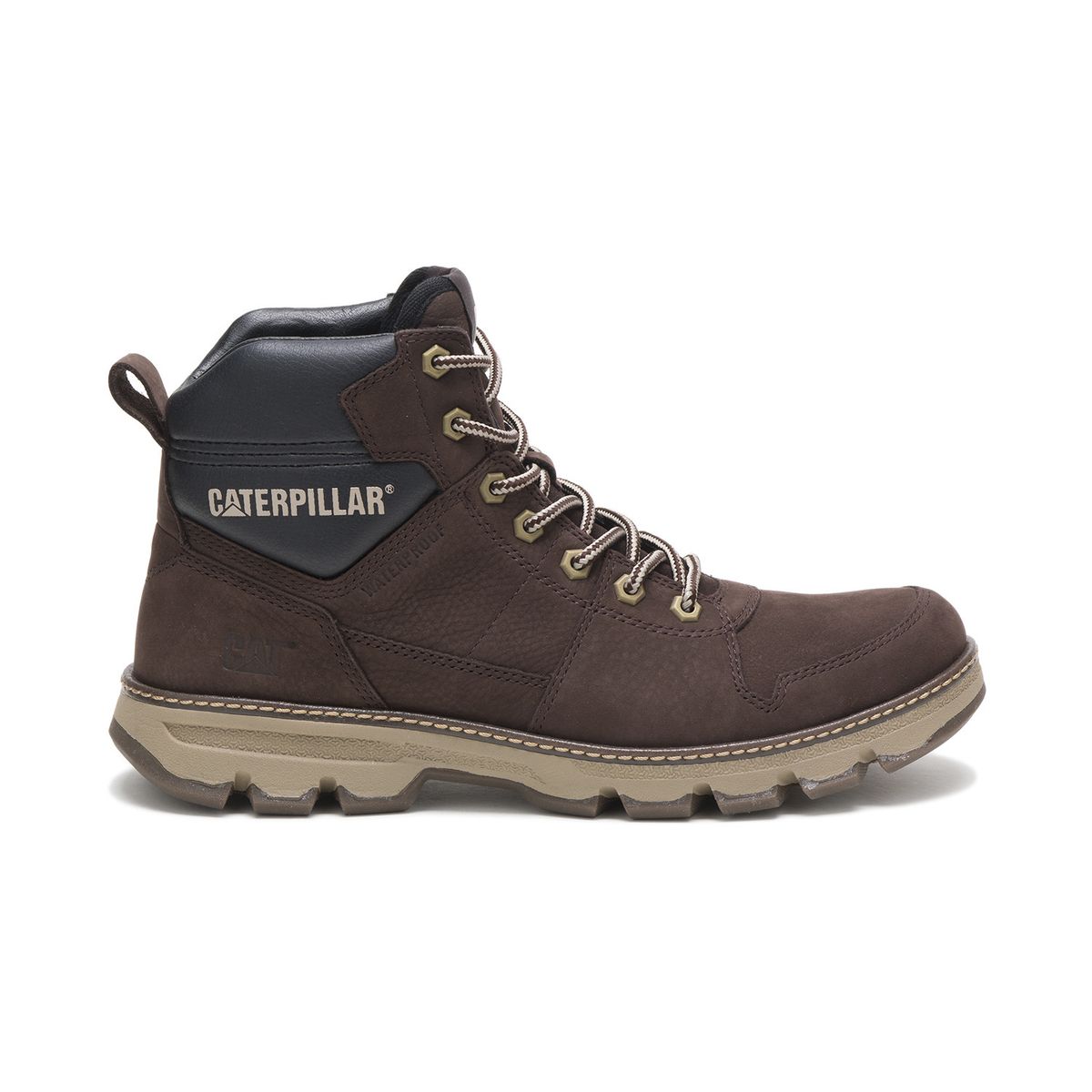 CAT - Botin Cuero Hombre Meridian Wp Café CAT