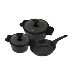 Fagor - Batería de cocina de aluminio Alutherm 5 Piezas