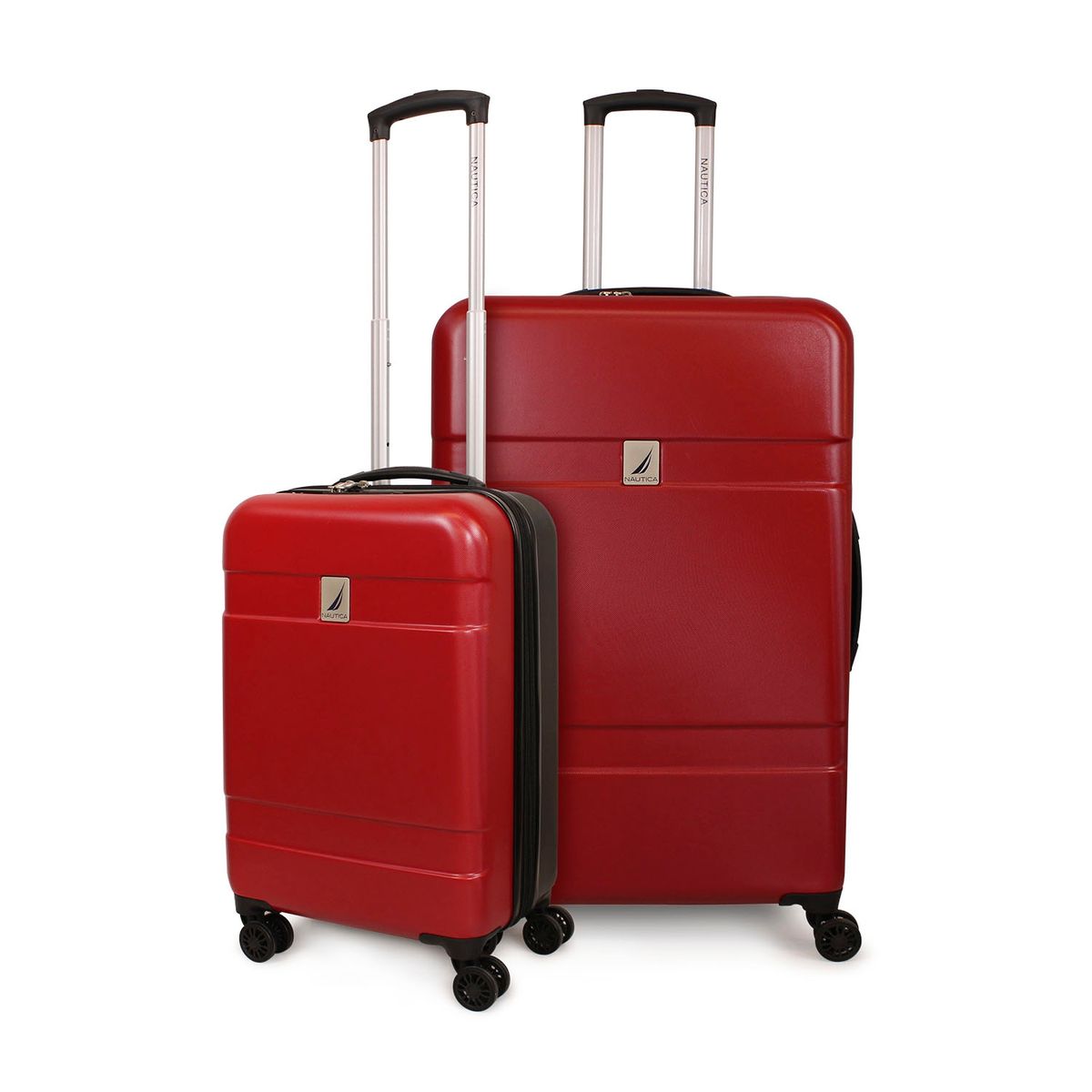 NAUTICA - Pack 2 maletas Bora S de cabina + L grande rojanegra Nautica NAUTICA