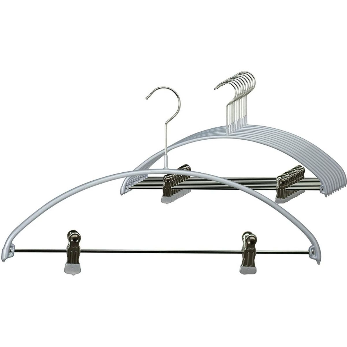 MAWA GMBH - Set de 5 colgadores de ropa doble propósito, Economic PK 40