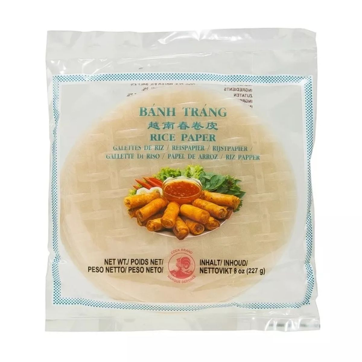 GENERICO - Tortilla De Arroz (papel De Arroz) Para Arrollado 227 Gr