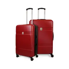 NAUTICA - Pack 2 maletas Bora M+L roja-negra