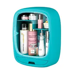 GENERICO - Organizador Cosmetiquero de Pared Azul
