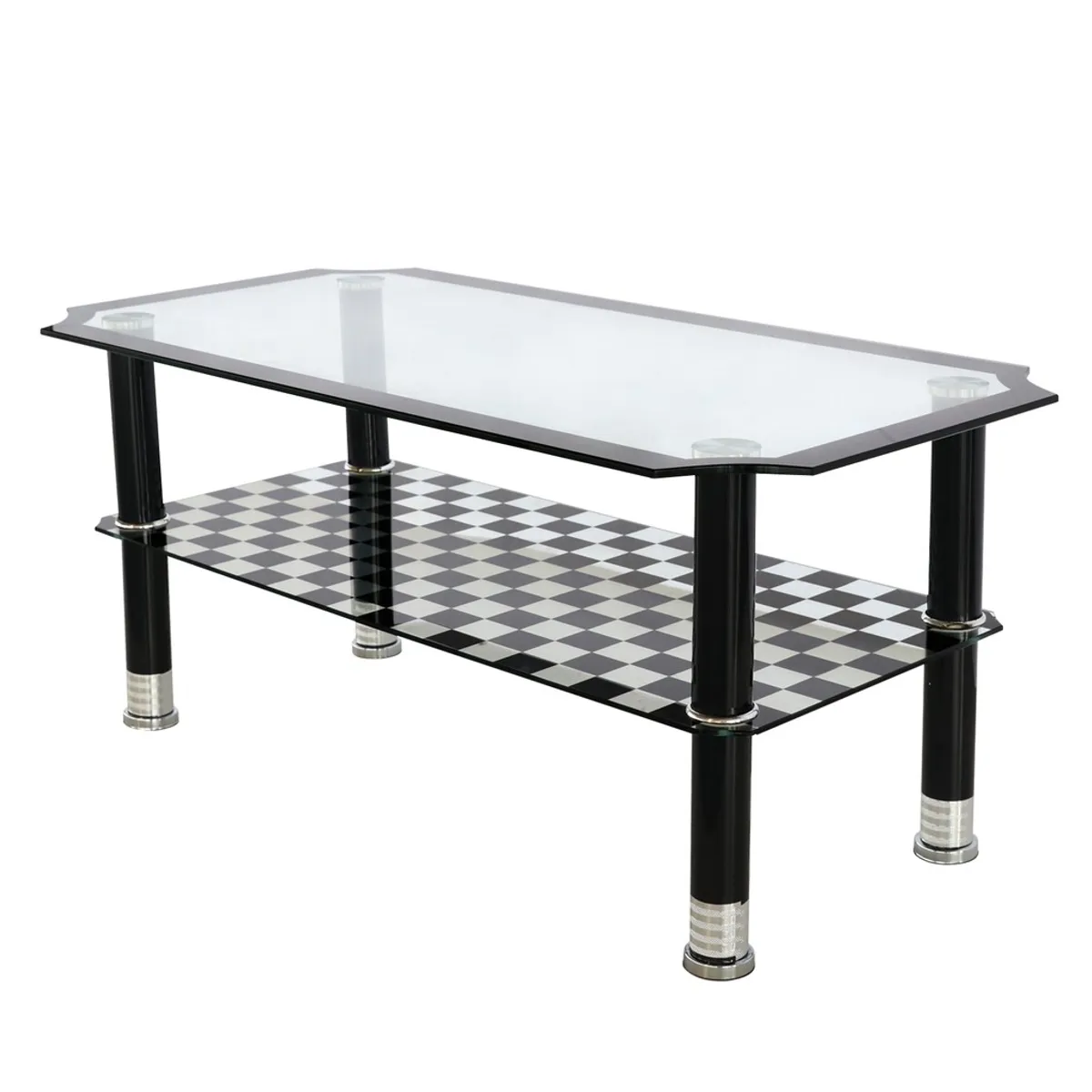 OEM - mesa centro vidrio  templado rectangular A041 90x50