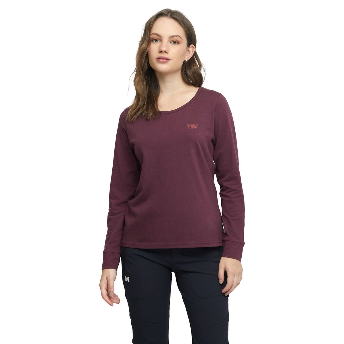 WEINBRENNER - POLERA MANGA LARGA MUJER WEINBRENNER MAHE VINO