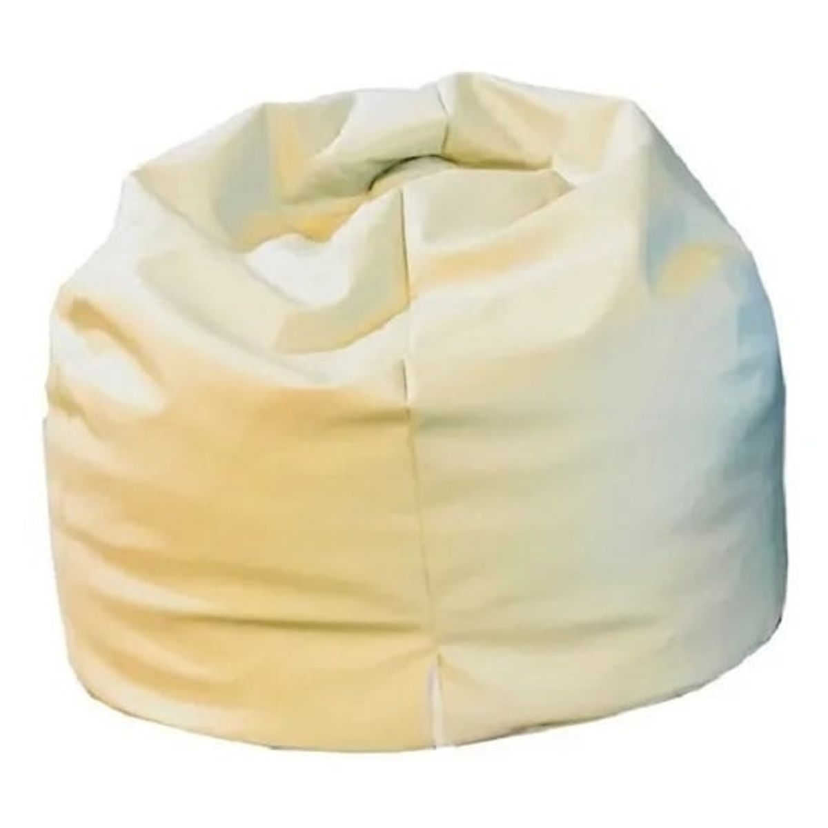 REHUCE - Puff eco cuero premium tamaño L - Blanco