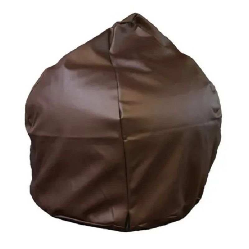 REHUCE - Puff eco cuero premium L - Cafe