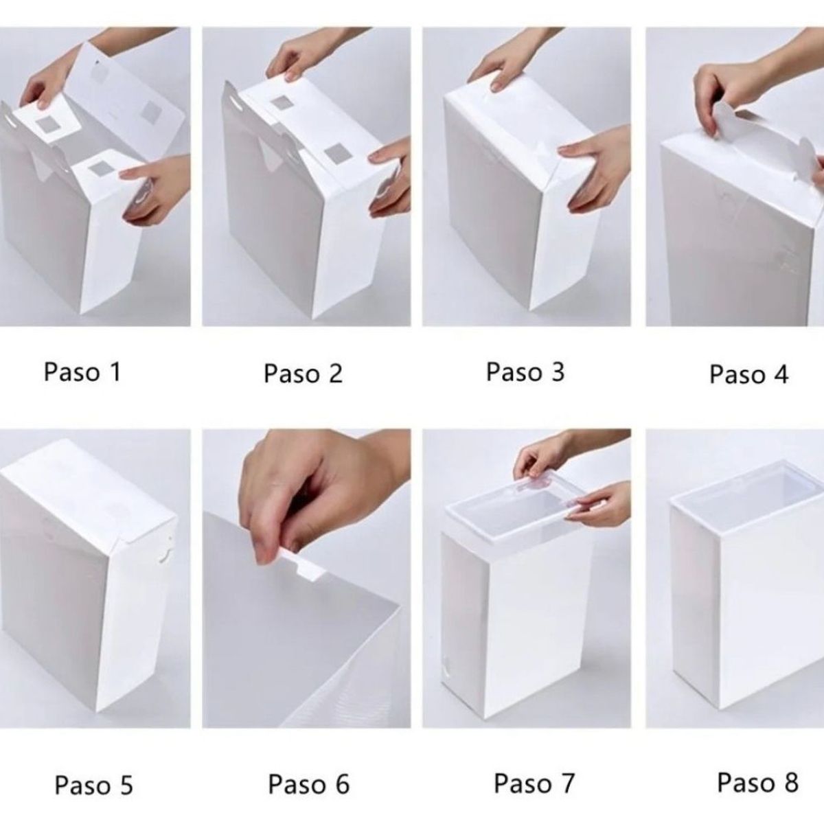 GENERICO - Cajones Organizadores De Zapatos  Pack Con 12 Unidades