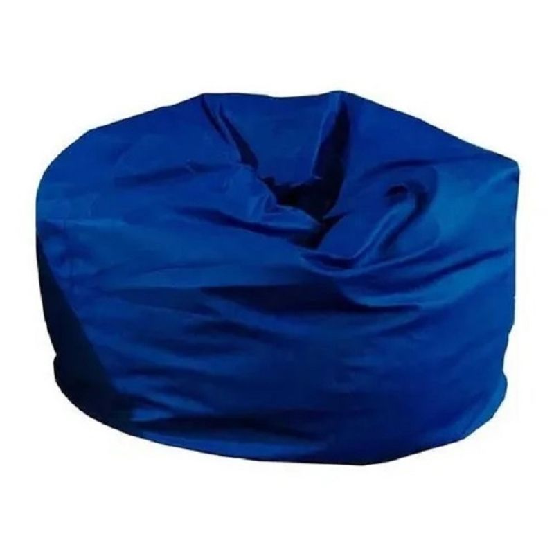REHUCE - Puff eco cuero premium L - Azul