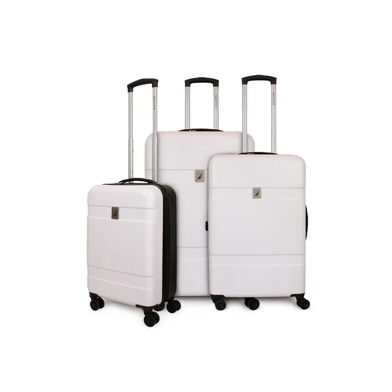 NAUTICA - Set 3 maletas Bora S+M+L blancanegro NAUTICA