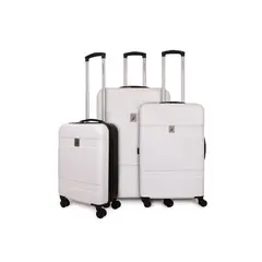 NAUTICA - Set 3 maletas Bora S+M+L blancanegro