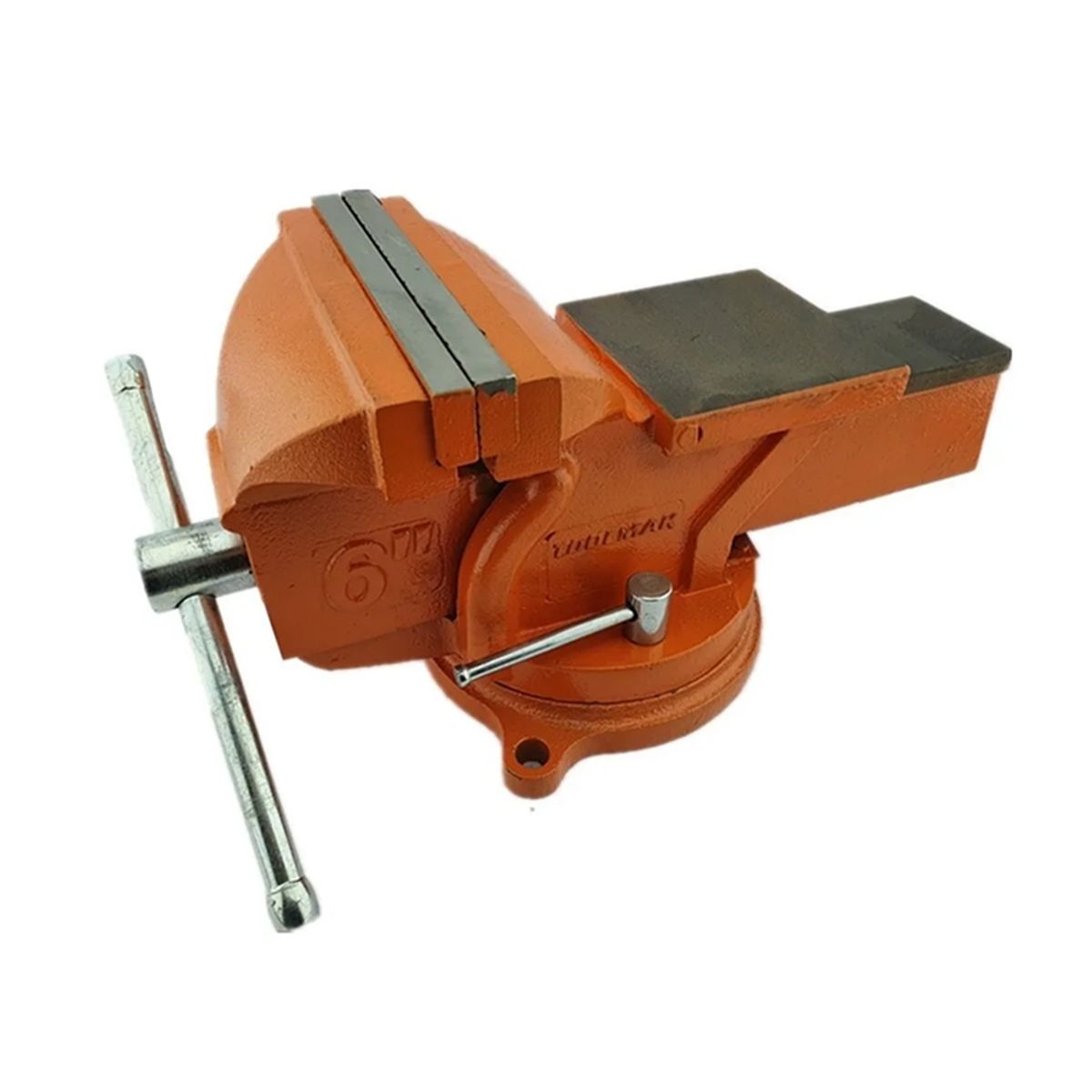 GENERICO - Tornillo De Banco Mecanico Base Giratoria 6 Pulgadas Toolmak