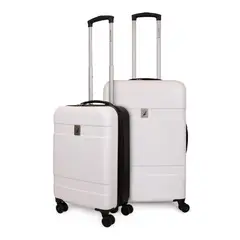 NAUTICA - Pack 2 maletas Bora S de cabina + Mediana blancanegro