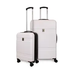 NAUTICA - Pack 2 maletas Bora S de cabina + L grande blancanegro