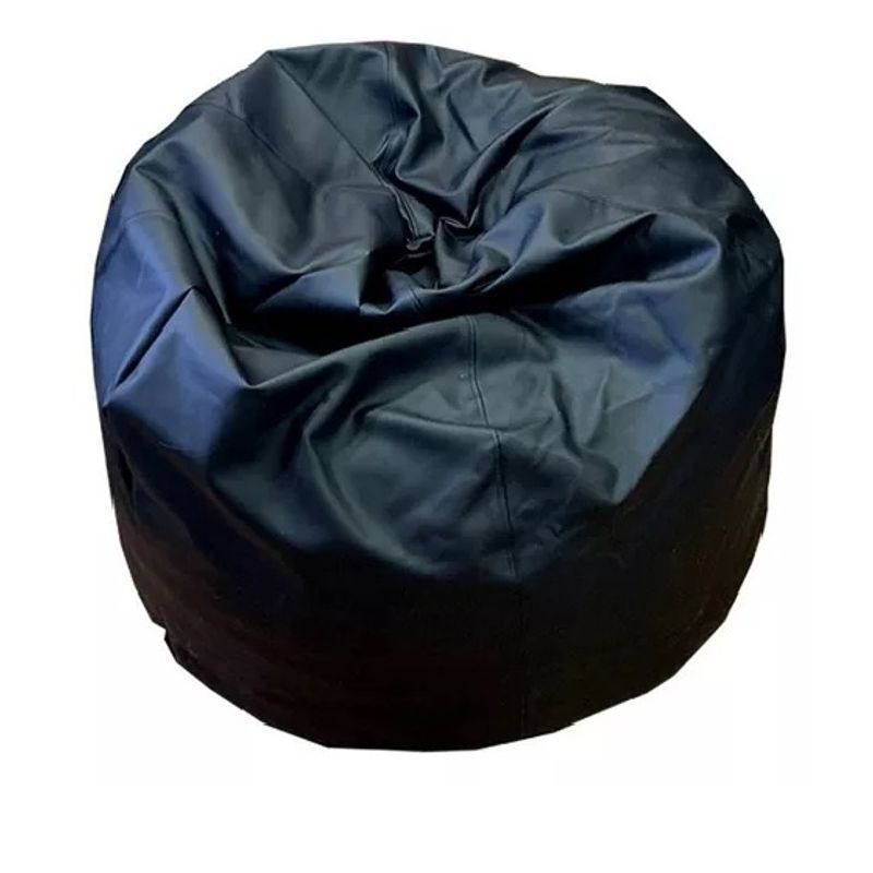 REHUCE - Puff eco cuero premium L - Negro