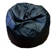 REHUCE - Puff eco cuero premium L - Negro