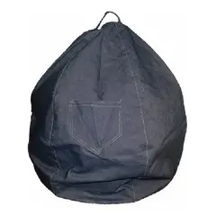 REHUCE - Puff Jeans Azul tamaño L