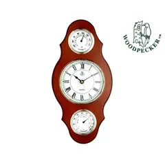 IBSA - Reloj de Pared WoodPecker 203 W1 Higro-Termo