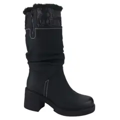 CHALADA - Bota Mujer Negro Casual Utility-1