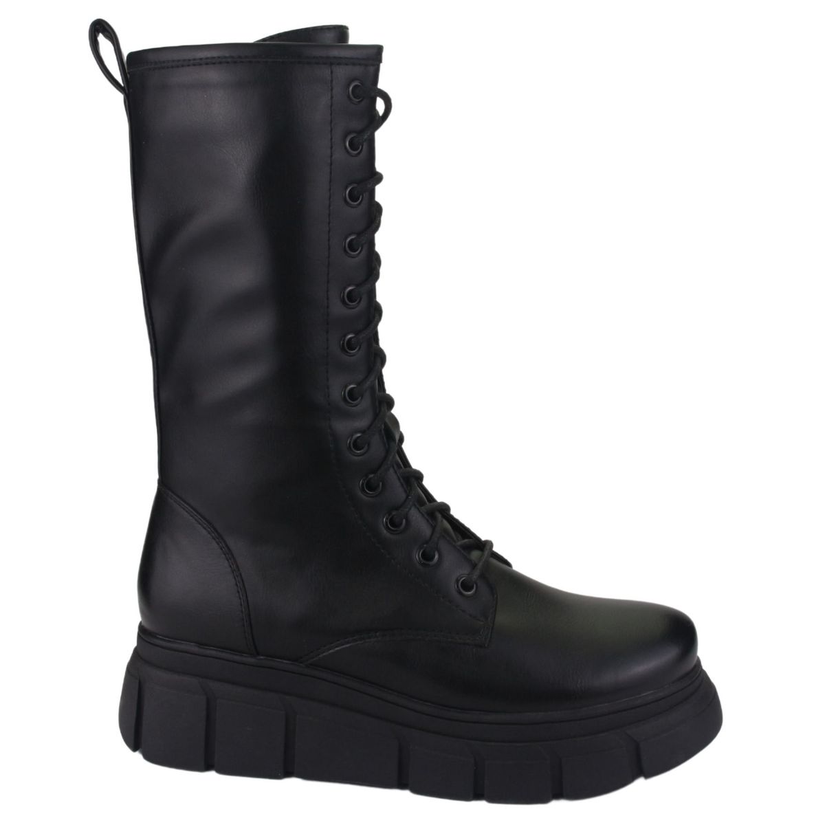 CHALADA - Bota Mujer Negro Plataforma Chalada Micca-3