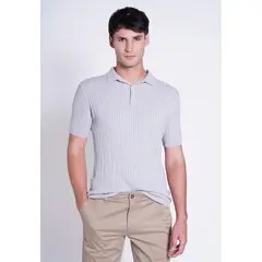 NEW MAN - Polera Mix Gris