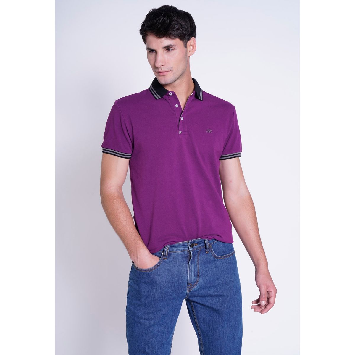 NEW MAN - Polera Ardaitz Morado New Man
