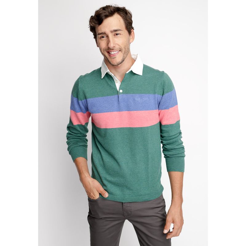 FEROUCH - Polera Polo Tennessee Verde Ferouch