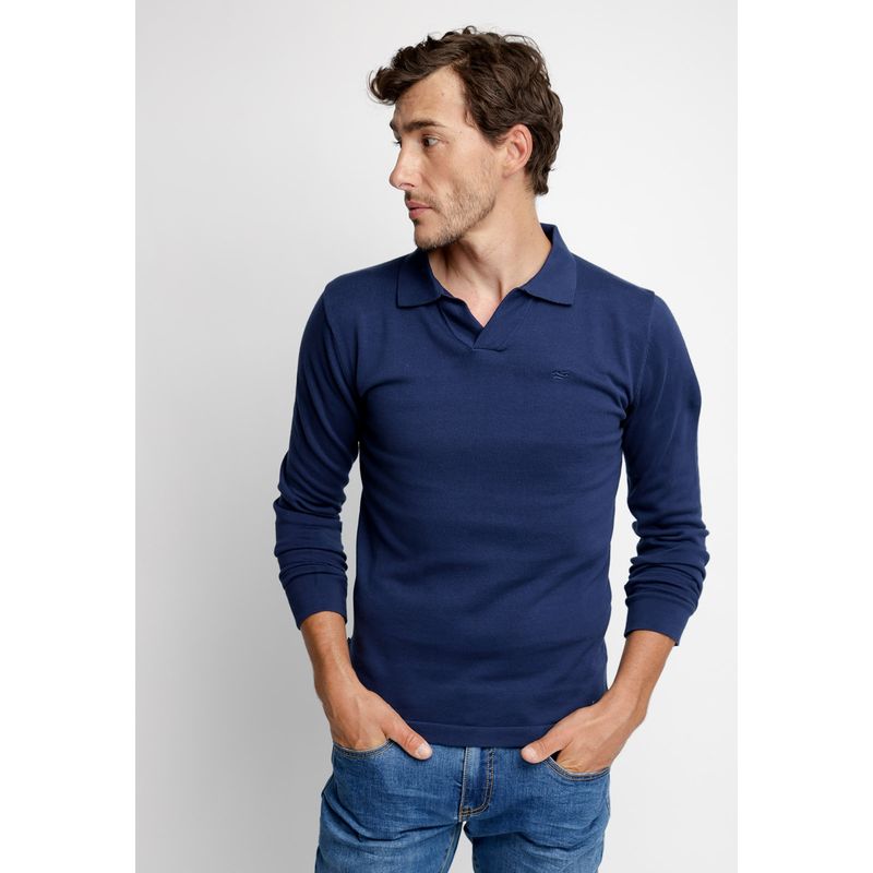 FEROUCH - Polera Polo Pennsylvania Azul Ferouch