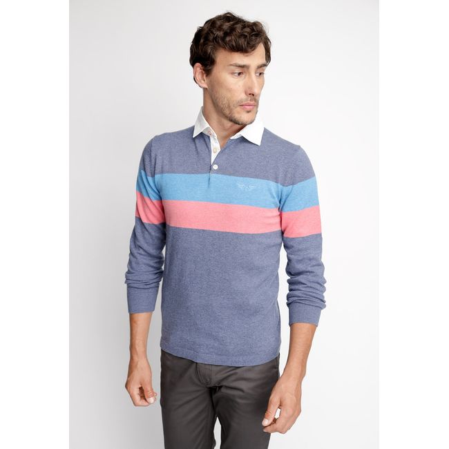 FEROUCH - Polera Polo Tennessee Azul Ferouch