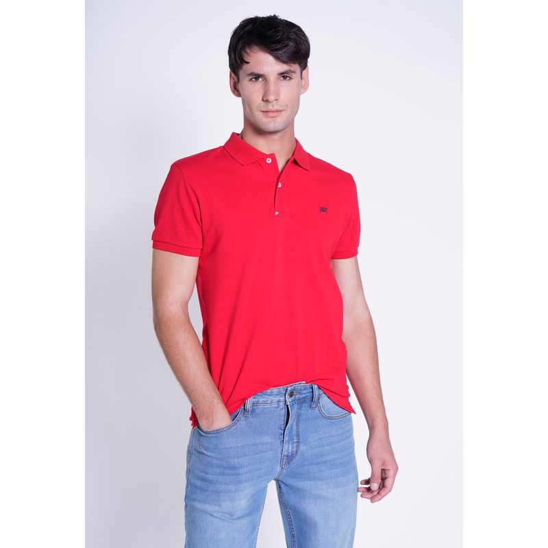 NEW MAN - Polera Aran Rojo New Man