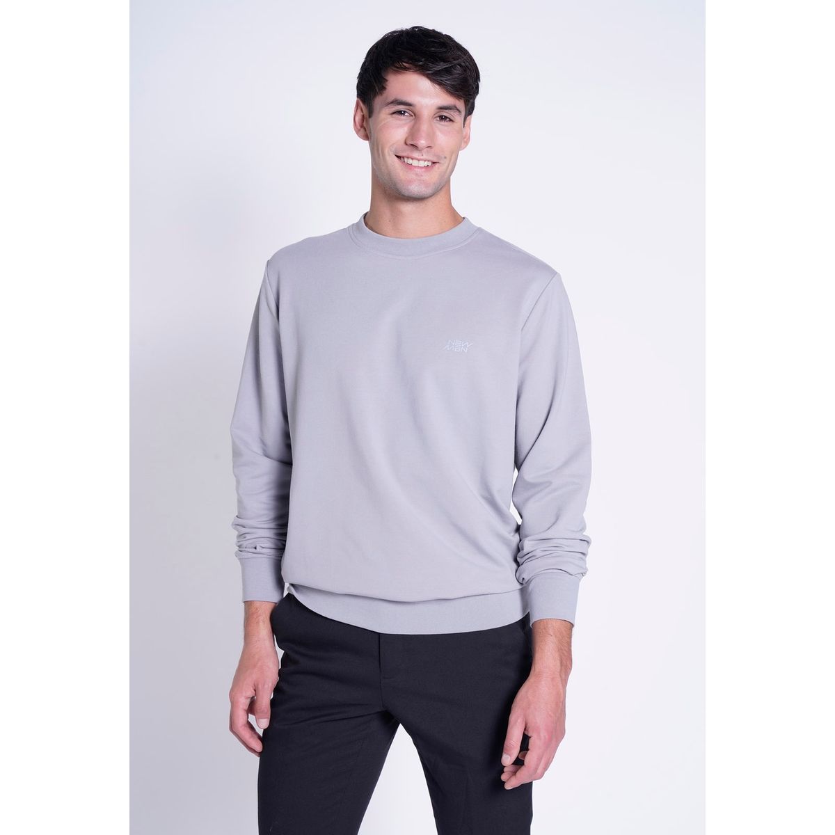 NEW MAN - Polerón Ava Gris New Man