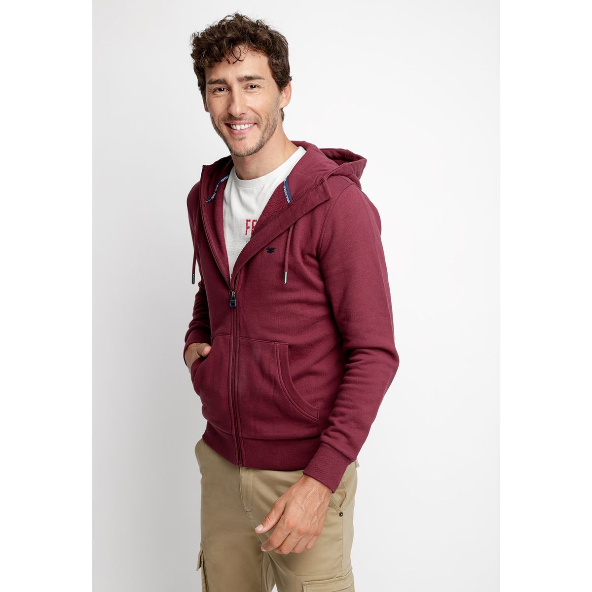 FEROUCH - Polerón Básico Rojo Ferouch