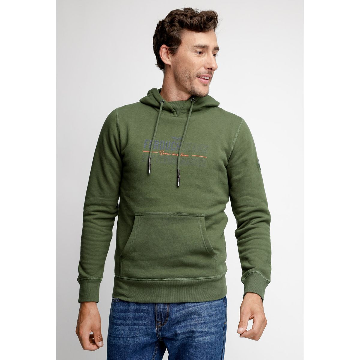 FEROUCH - Polerón Hoodie Beige Ferouch