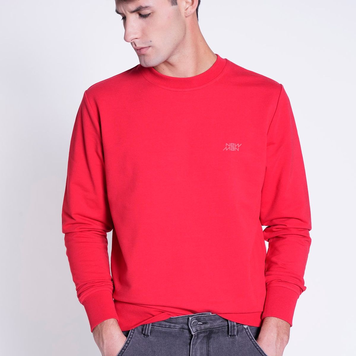 NEW MAN - Polerón Ava Rojo New Man