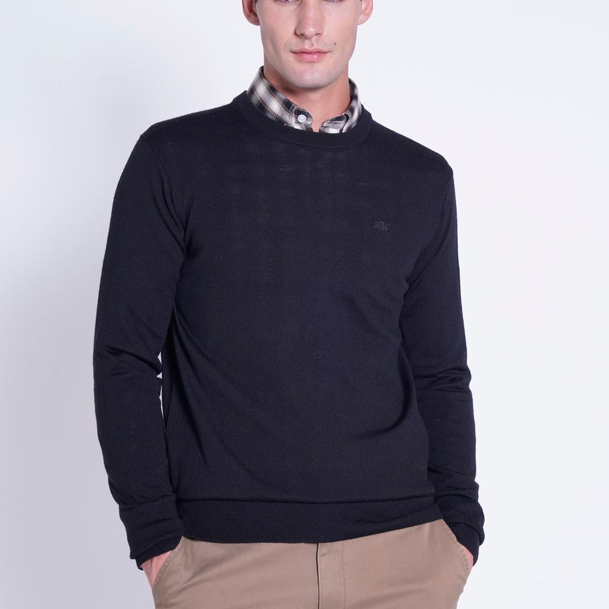 NEW MAN - Sweater Ulla Negro New Man
