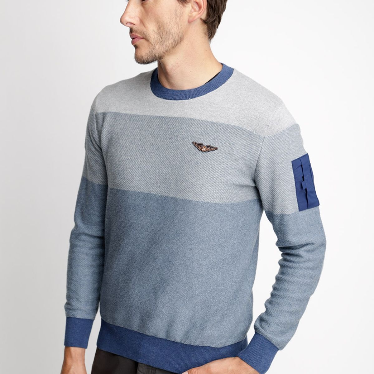 FEROUCH - Sweater Washington Azul Ferouch