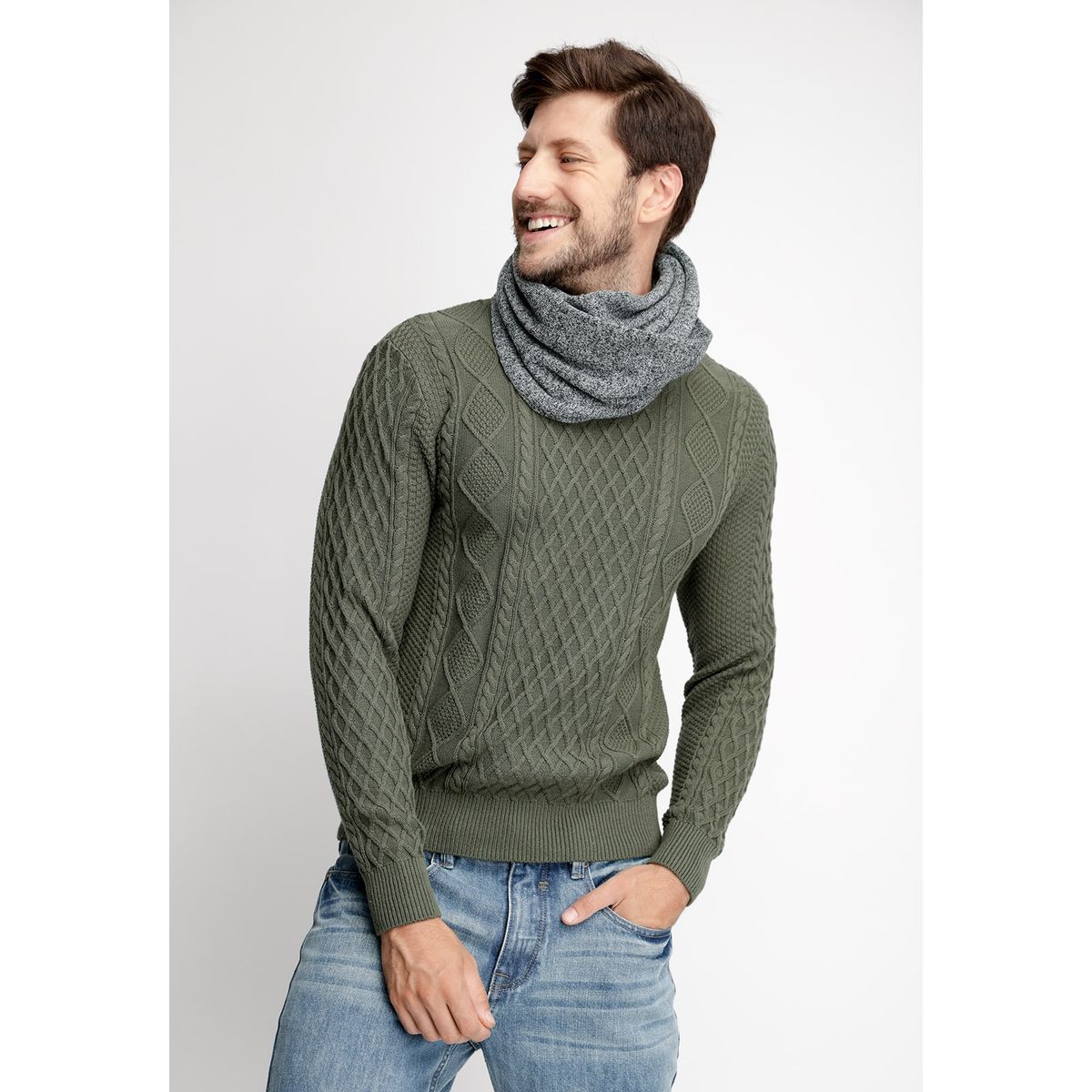 FEROUCH - Sweater Texas Verde Ferouch