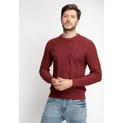 FEROUCH - Sweater Texas Rojo