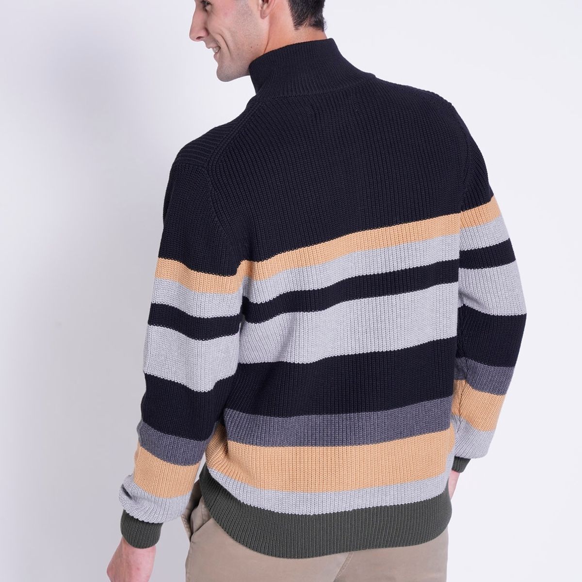 NEW MAN - Sweater Zircon Negro New Man