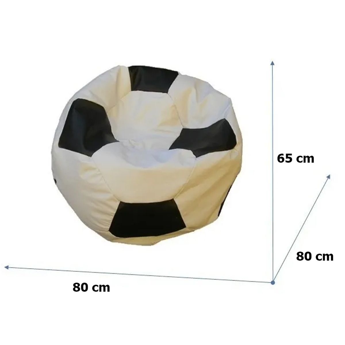 REHUCE - Puff Futbol tamaño L