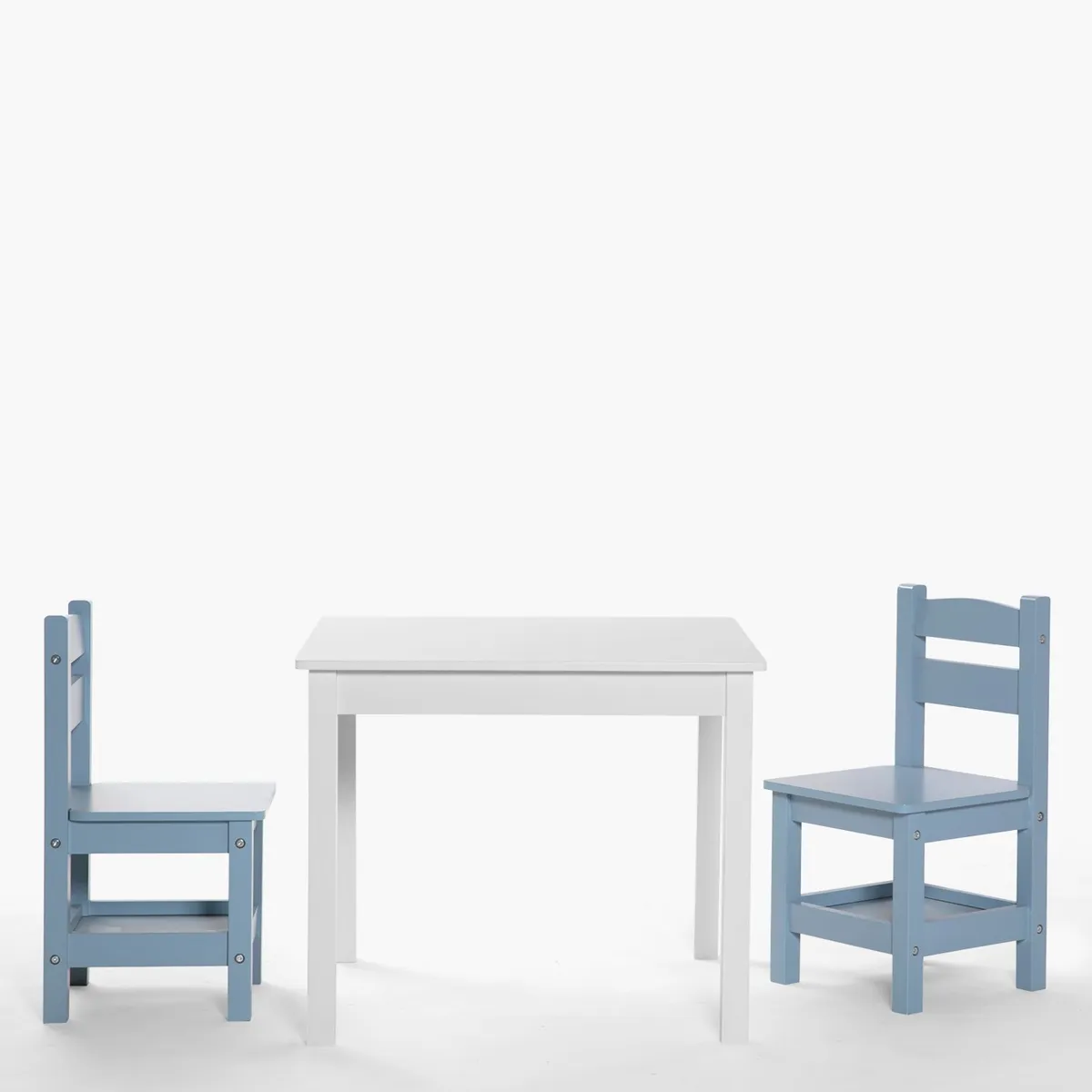 FORM DESIGN - Pack Kids 1 Mesa 2 sillas Olivia Blanco/Celeste Form