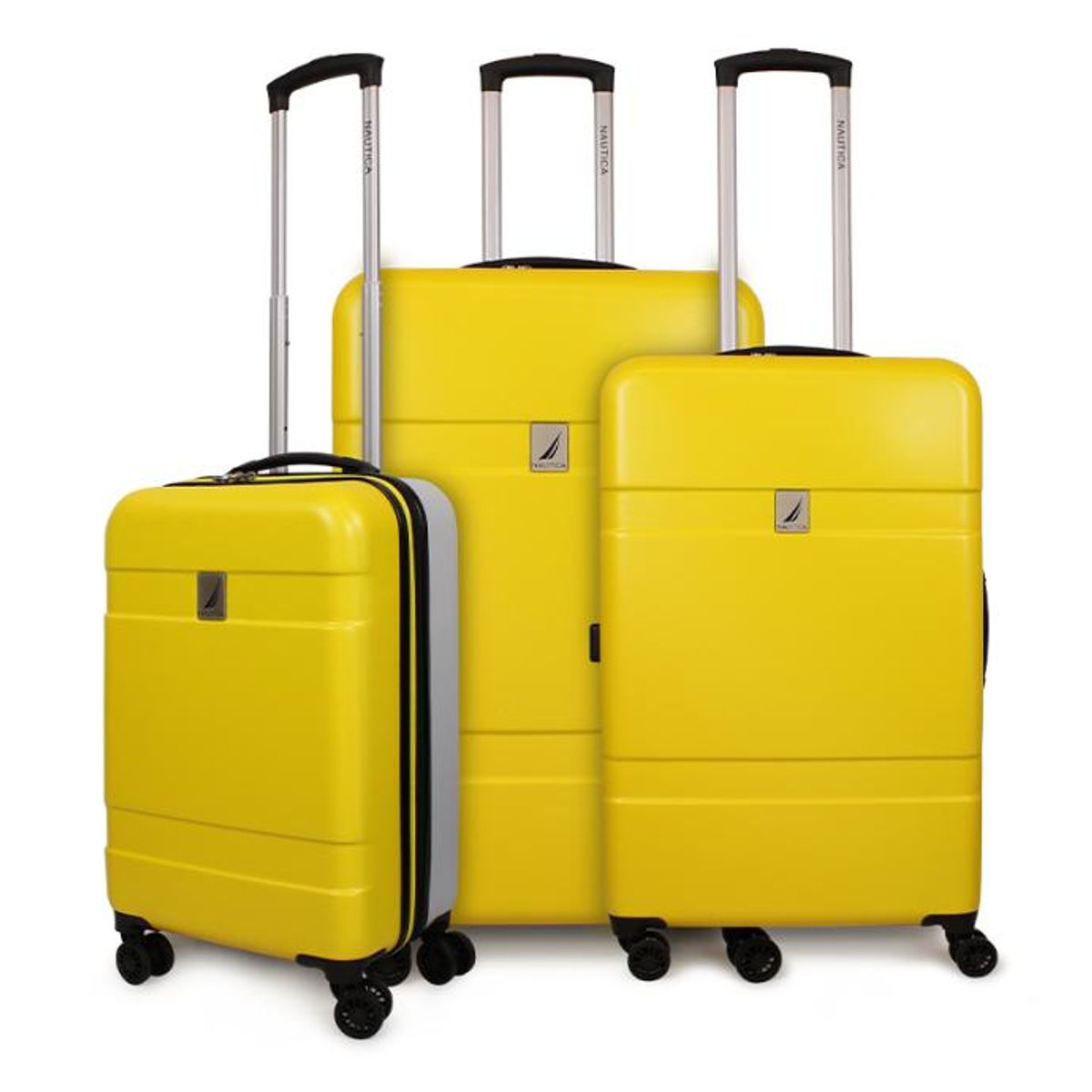 NAUTICA - Set 3 maletas Bora S+M+L amarillagris NAUTICA