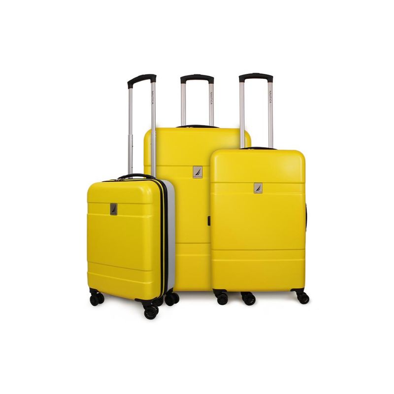 NAUTICA - Set 3 maletas Bora S+M+L amarillagris NAUTICA