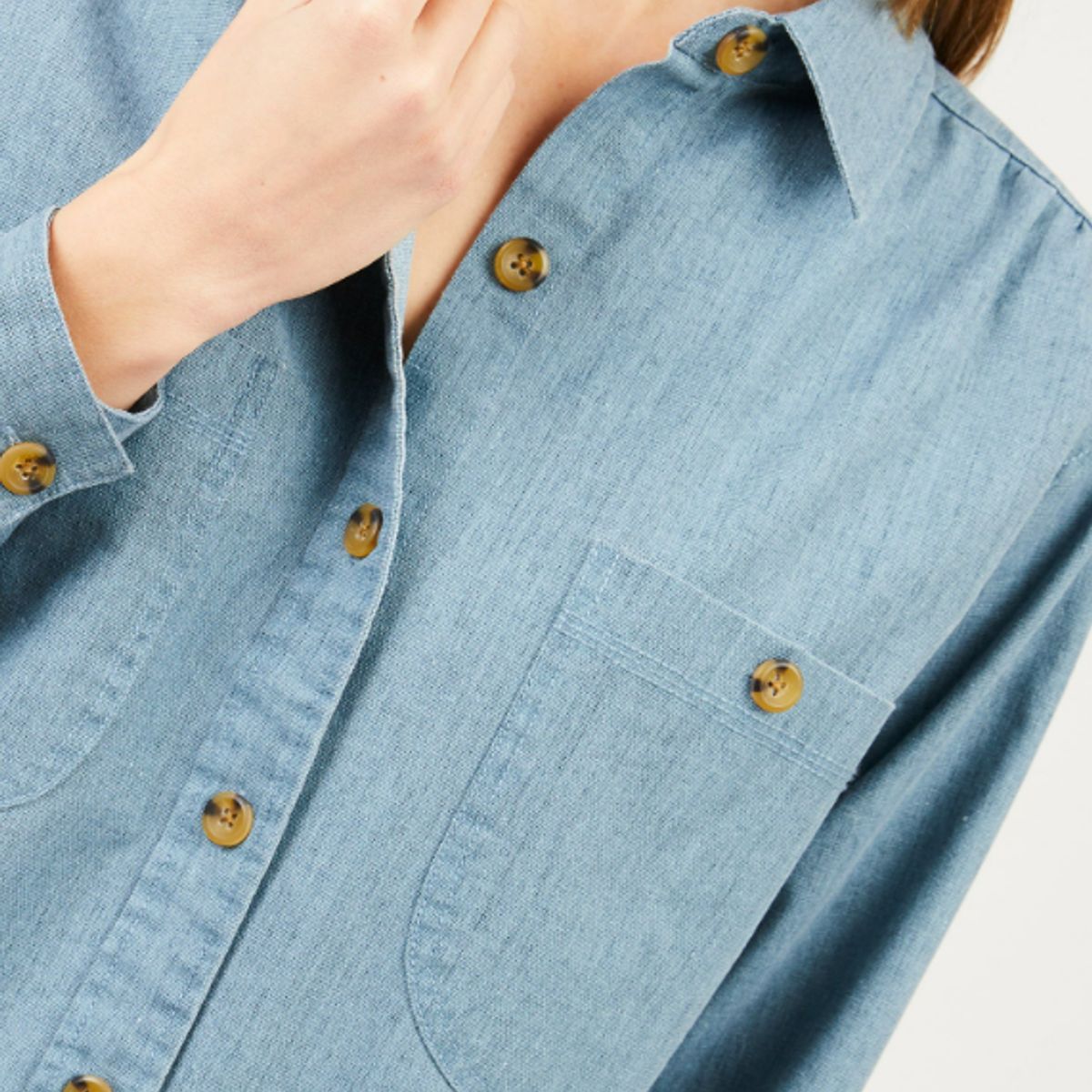 FROENS - Blusa manga larga Aurora azul