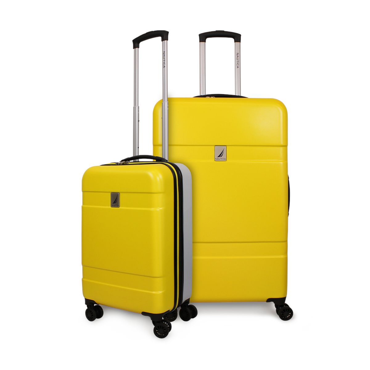 NAUTICA - Pack 2 maletas Bora S de cabina + L grande amarillagris NAUTICA
