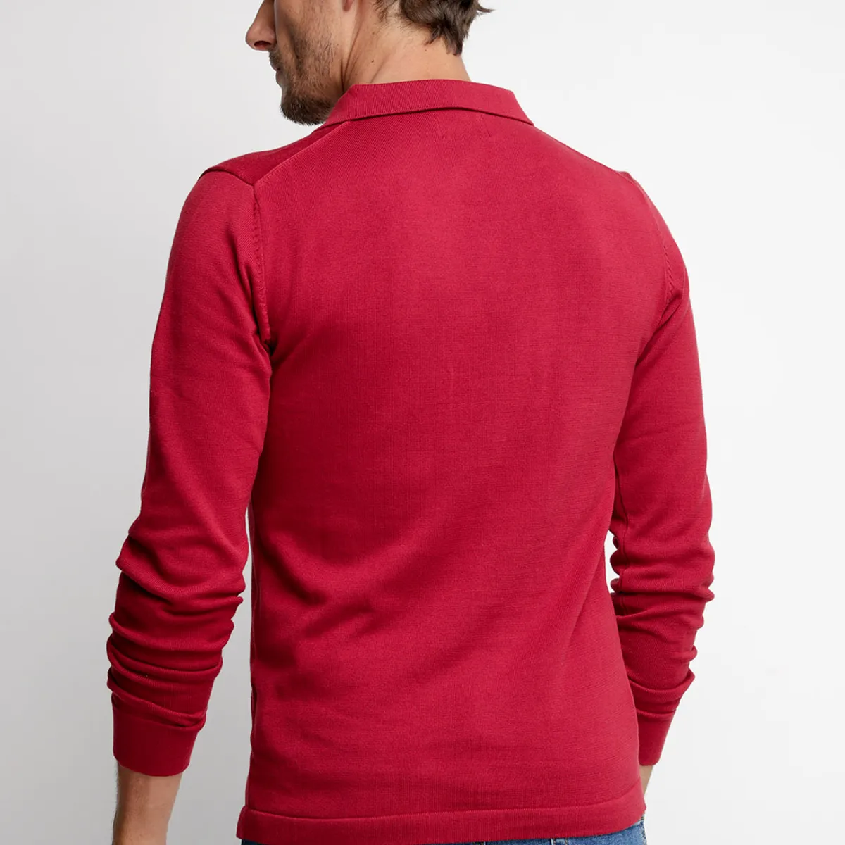 FEROUCH - Polera Polo Pennsylvania Rojo Ferouch